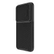 Dėklas Nillkin Synthetic Fiber S Case skirtas Samsung Galaxy S23+ su kameros dangteliu, juodas