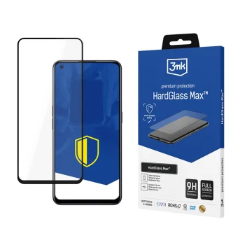 Tempered Glass 3mk HardGlass Max for Realme 9 Pro, Black