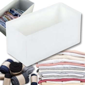 Apatinio trikotaŲo ir liemenėlių organizatorius, 28x14x13 cm, baltas