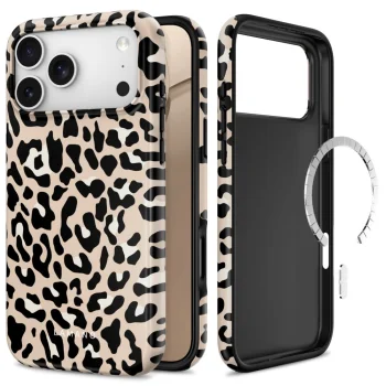 Dėklas Tech-Protect Lamano MagSafe skirtas iPhone 18 Pro Max / 17 Pro Max, smėlio/juodas