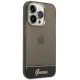 Guess GUHCP14LHGCOK iPhone 14 Pro dėklas Translucent, juodas