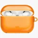 Dėklas Uniq Glase, skirtas AirPods Pro 3, Golden Citrus oranžinis
