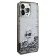 Karl Lagerfeld dėklas iPhone 13 / 13 Pro Liquid Glitter Choupette, skaidrus
