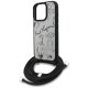 Karl Lagerfeld Crossbody dėklas su virvele iPhone 16 Pro, pilkas
