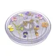 Popsockets PlantCore Grip Purple Fields Phone Holder and Stand - Clear