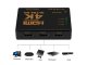 HDMI jungiklis daliklis 3x1 4K UHD su IR nuotolinio valdymo pultu