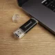 USB atmintinė Intenso Twist Line 64 GB USB-C ir USB-A, antracito