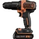 Akumuliatorinis smūginis gręžtuvas-suktuvas Black & Decker BDCHD18K-QW, 18V, 1x 1.5Ah