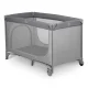 Ricokids RK-240 kelioninė lovelė su čiužiniu ir krepšiu, 125x65x78 cm, pilka