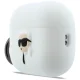 Karl Lagerfeld Silicone Karl Head 3D dėklas AirPods Pro 3 ausinėms, baltas