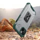 Crystal Ring Case Rugged Kickstand Cover for iPhone 13 mini, Green