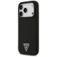 Guess Silicone Triangle Logo MagSafe dėklas skirtas iPhone 17 Pro, juodas