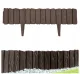 Dekoratyvinis vejos apvadas WOOD 58 x 12.5 cm, rudas