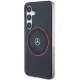 Mercedes-Benz dėklas Samsung Galaxy S24 telefonui IML Ring MagSafe, juodas