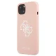 Dėklas Guess Silicone 4G Logo skirtas Apple iPhone 13 mini, Pink