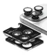 Kameros apsauginis stiklas Ringke Camera Frame Protector iPhone 18 Pro / Pro Max, 2 vnt., juodas