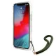 Guess GUHCP12MKSARKA Camouflage dėklas iPhone 12 / 12 Pro Khaki