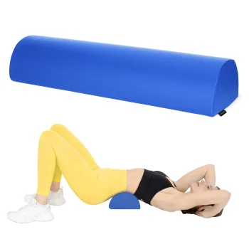 4FIZJO Massage Half Bolster for Physical Therapy, Blue