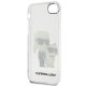 Karl Lagerfeld dėklas iPhone 7 / 8 / SE (2020/2022), skaidrus