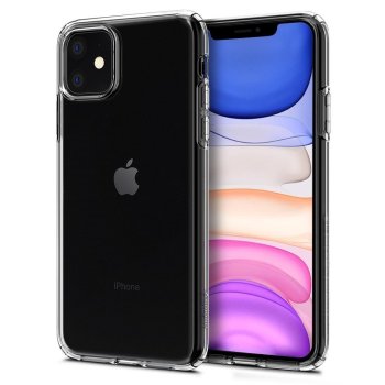 Spigen Liquid Crystal dėklas skirtas iPhone 11, Skaidrus