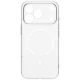 Uniq Airsuit Magclick Charging dėklas telefonui iPhone 18 Pro / 17 Pro, skaidrus