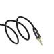Garso laidas Wozinsky AUX 3.5 mm mini jack kampinis, 2 m, juodas