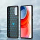 Lankstus TPU dėklas telefonui Motorola Moto G Stylus 2022, juodas
