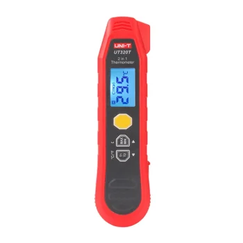 Skaitmeninis termometras 2-in-1 Uni-T UT320T su NTC zondu ir infraraudonaisiais spinduliais