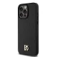 DKNY dėklas iPhone 15 Pro Max telefonui su MagSafe, juodas