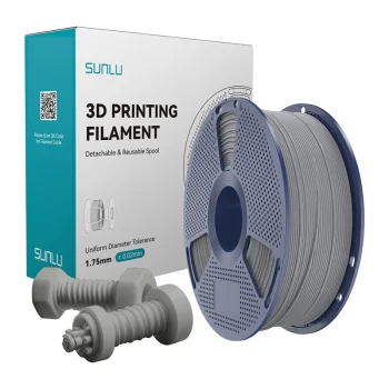 3D spausdinimo siūlas Sunlu ABS High-Speed 1.75 mm 1 kg, pilkas