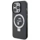 Karl Lagerfeld dėklas iPhone 15 Pro Max su Ring Stand MagSafe, juodas