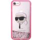 Karl Lagerfeld dėklas iPhone 7 / 8 / SE (2020/2022), rožinis