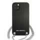 Karl Lagerfeld dėklas su grandinėle iPhone 13 mini telefonui, juodas