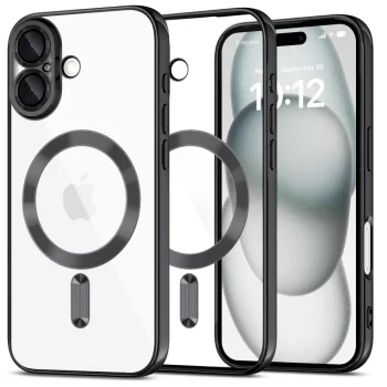 Tech-Protect MagFlex MagSafe dėklas iPhone 16, juodas