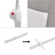 Fold Down Safety Bed Rail Guard 200 cm, Grey