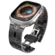 Tech-Protect Stainless Line Bracelet for Apple Watch 4 / 5 / 6 / 7 / 8 / 9 / SE / Ultra 1 / 2 (42/44/45/49 mm) - Black