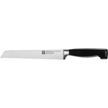 Duonos peilis ZWILLING Four Star 20 cm, sidabrinis / juodas