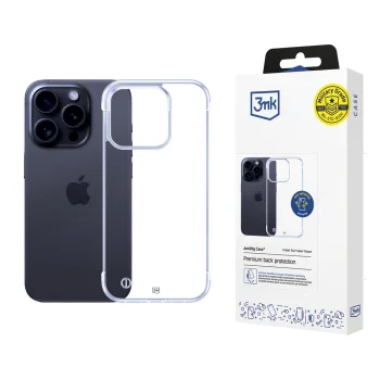 3mk Just20g Clear Case dėklas Apple iPhone 15 Pro Max, skaidrus