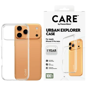 PanzerGlass iPhone 17 Pro Max Case Urban Explorer MagSafe, Transparent