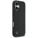 Mercedes iPhone 17 Case Leather Laurel Leaves MagSafe, Black