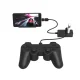 HUB 4-port USB-A 2.0 cable 1M - black