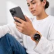Tech-Protect Nylon Clasp apyrankė Samsung Galaxy Watch 40/44/46 mm, oranžinė
