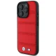 BMW dėklas iPhone 16 Pro telefonui M Perforated And Stitched Line MagSafe, raudonas
