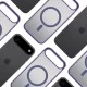 Dėklas 3mk Frosty MagCase, skirtas iPhone 17 Air, violetinis