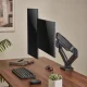 Hismart dvigubas monitoriaus laikiklis 17\"-32\" 146774, juodas