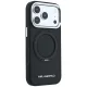 Karl Lagerfeld Ring Stand 360 dėklas iPhone 18 Pro Max / 17 Pro Max su MagSafe, juodas