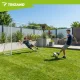 Metaliniai futbolo vartai vaikams Trizand 213x150x90 cm, balti