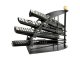 Metal Remote Control and Phone Organizer XXL, Black