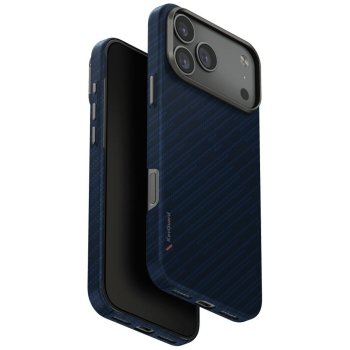 Uniq Keva EDGE Magclick dėklas, skirtas iPhone 17 Pro Max, mėlynas