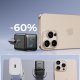 Joyroom JR-TCG17 GaN tinklo įkroviklis 45W, 2x USB-C, juodas